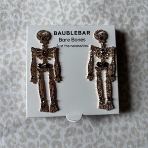 Bedazzled Skeleton Earrings !!